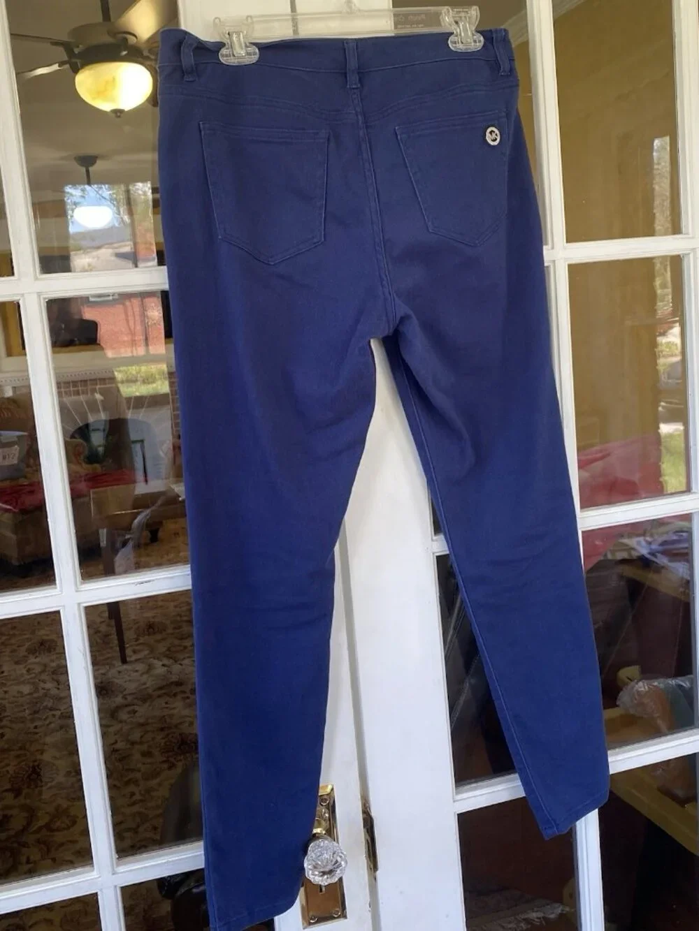 Women's Michael Kors blue jeans Size 8 skinny beautiful Blue very nice